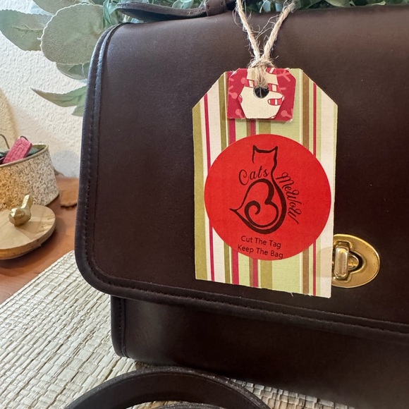 ❤️SOLD❤️Vintage Coach Mahogany Court Bag 9870 - Picture 10 of 10